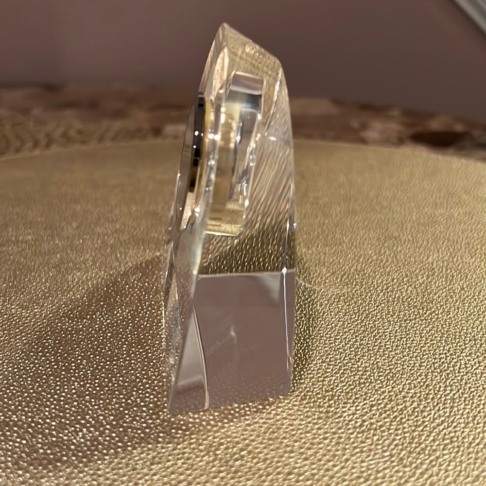 NARUMI Glass Works Table Clock - Picture 3 of 10